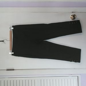 Cropped Pants by Premise, NWT, Size Medium, Black.